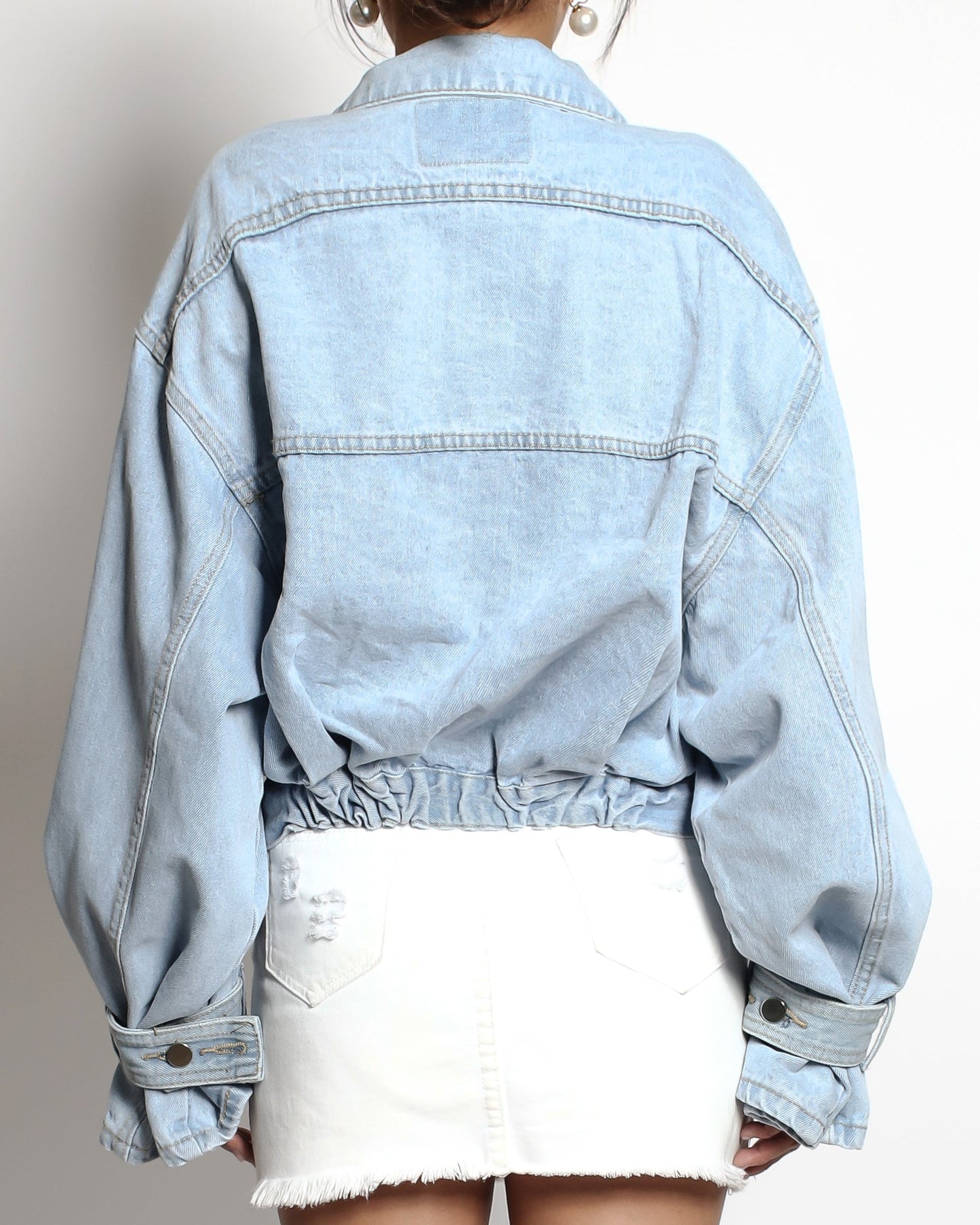 Light denim short denim jacket *pre-order*