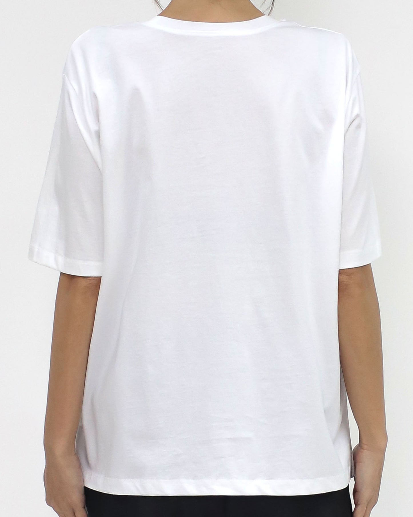 ivory bags printed tee