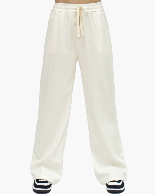 ivory corduroy straight legs pants *pre-order*