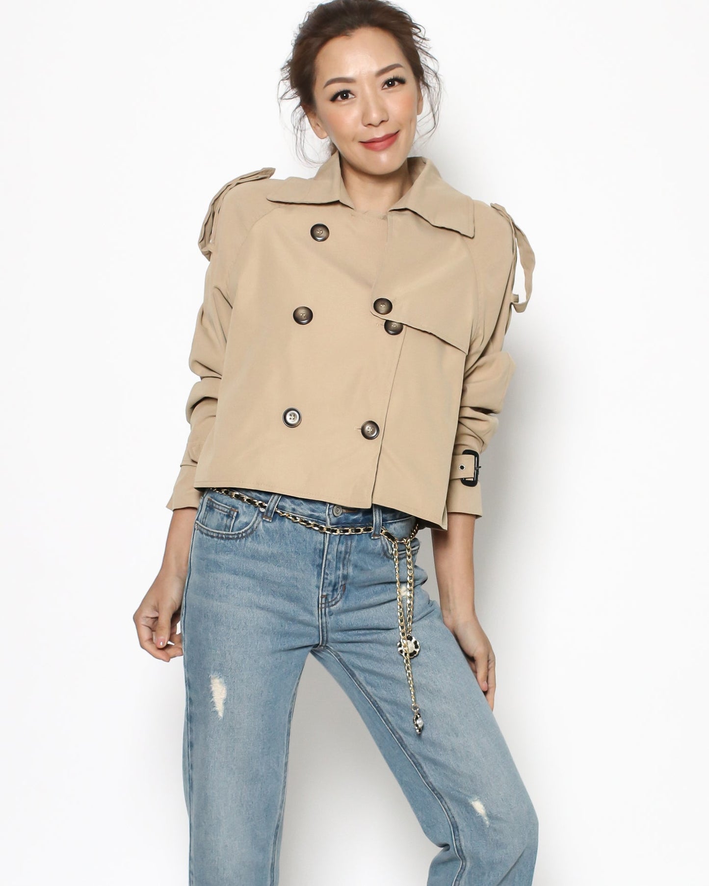 beige short jacket *pre-order*