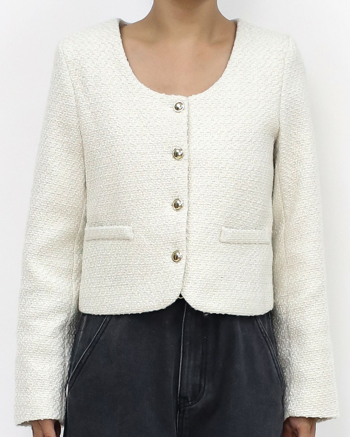 ivory tweed jacket *pre-order*