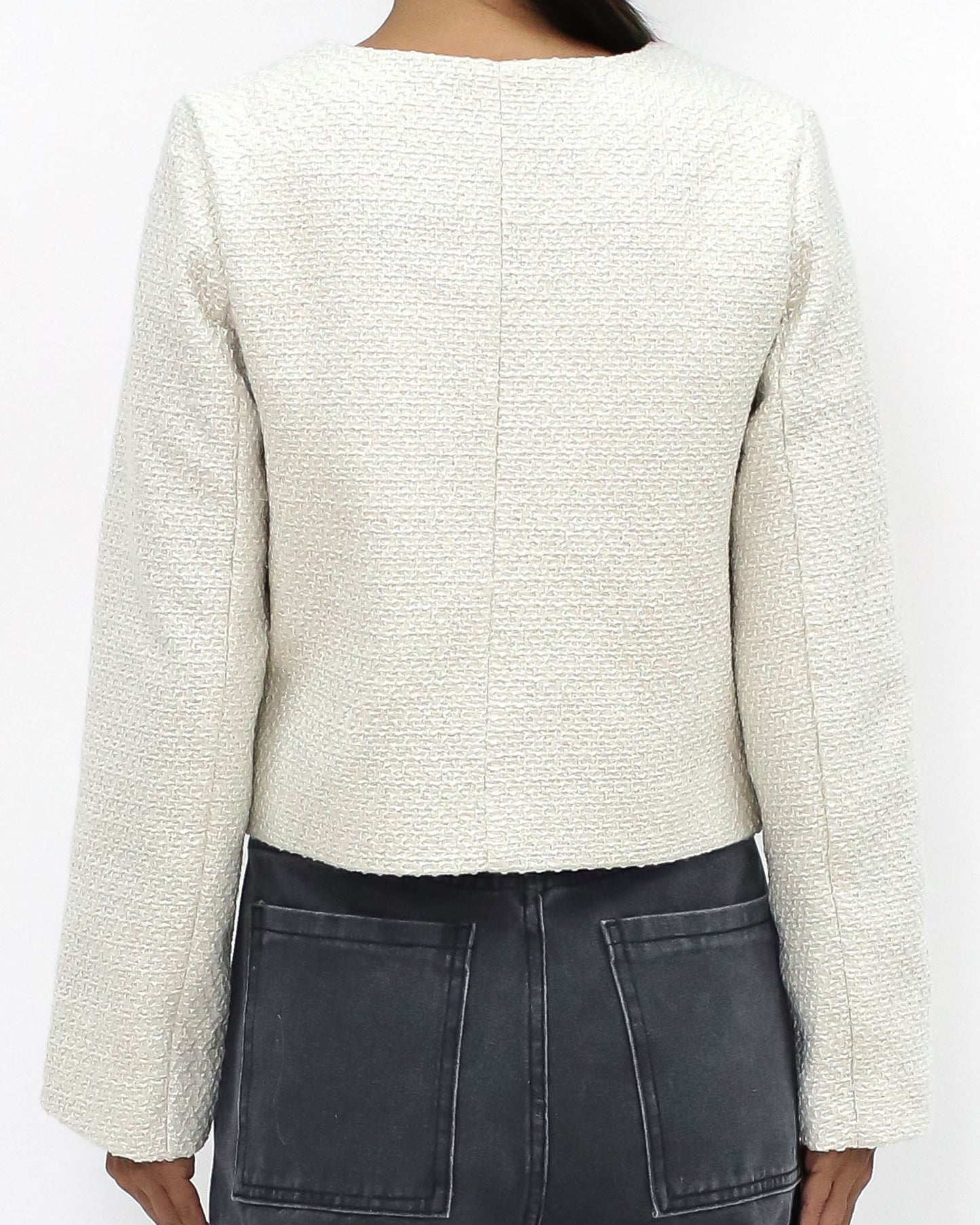 ivory tweed jacket *pre-order*