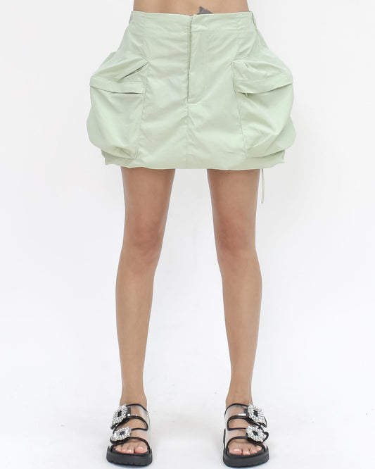 綠色口袋裙褲*預購*
