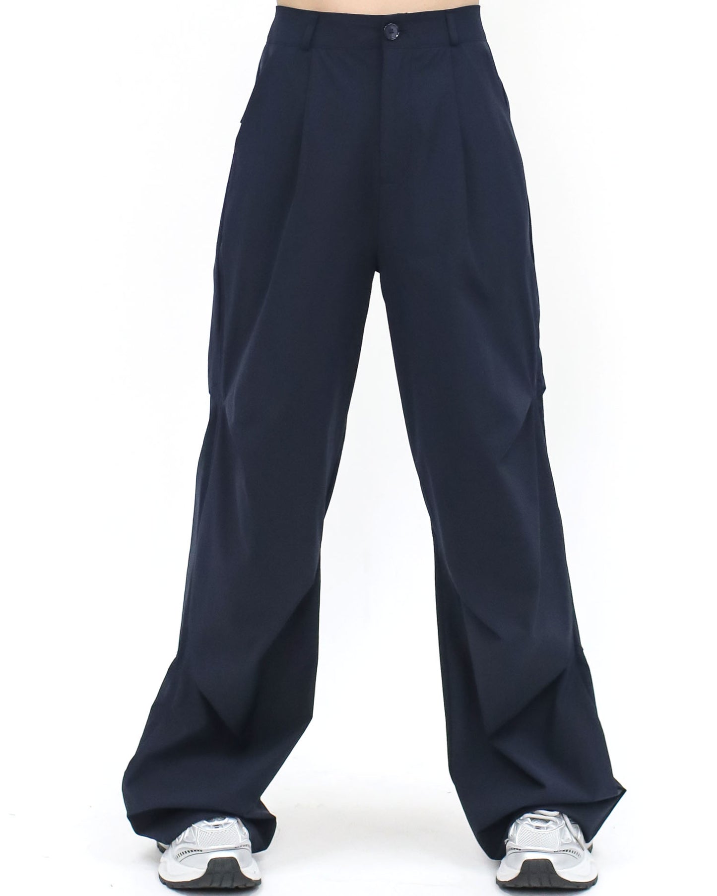 navy ruched cargo pants *pre-order*