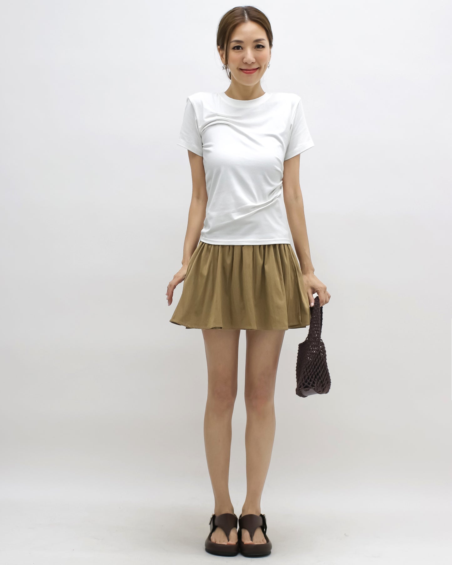 brown PU leather sandals *pre-order*