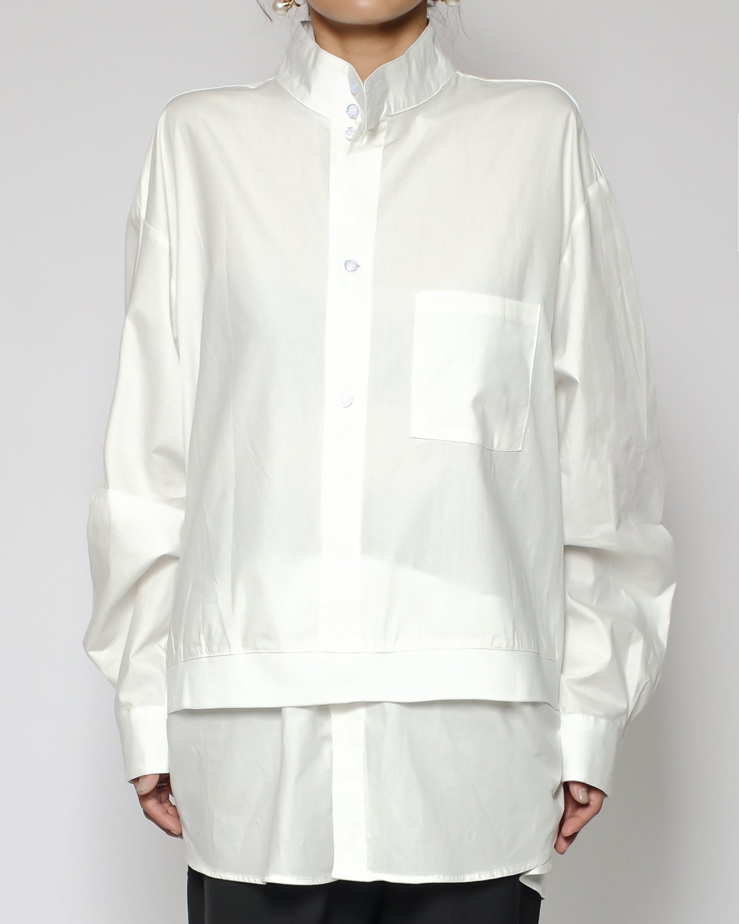 ivory double layer shirt *pre-order*