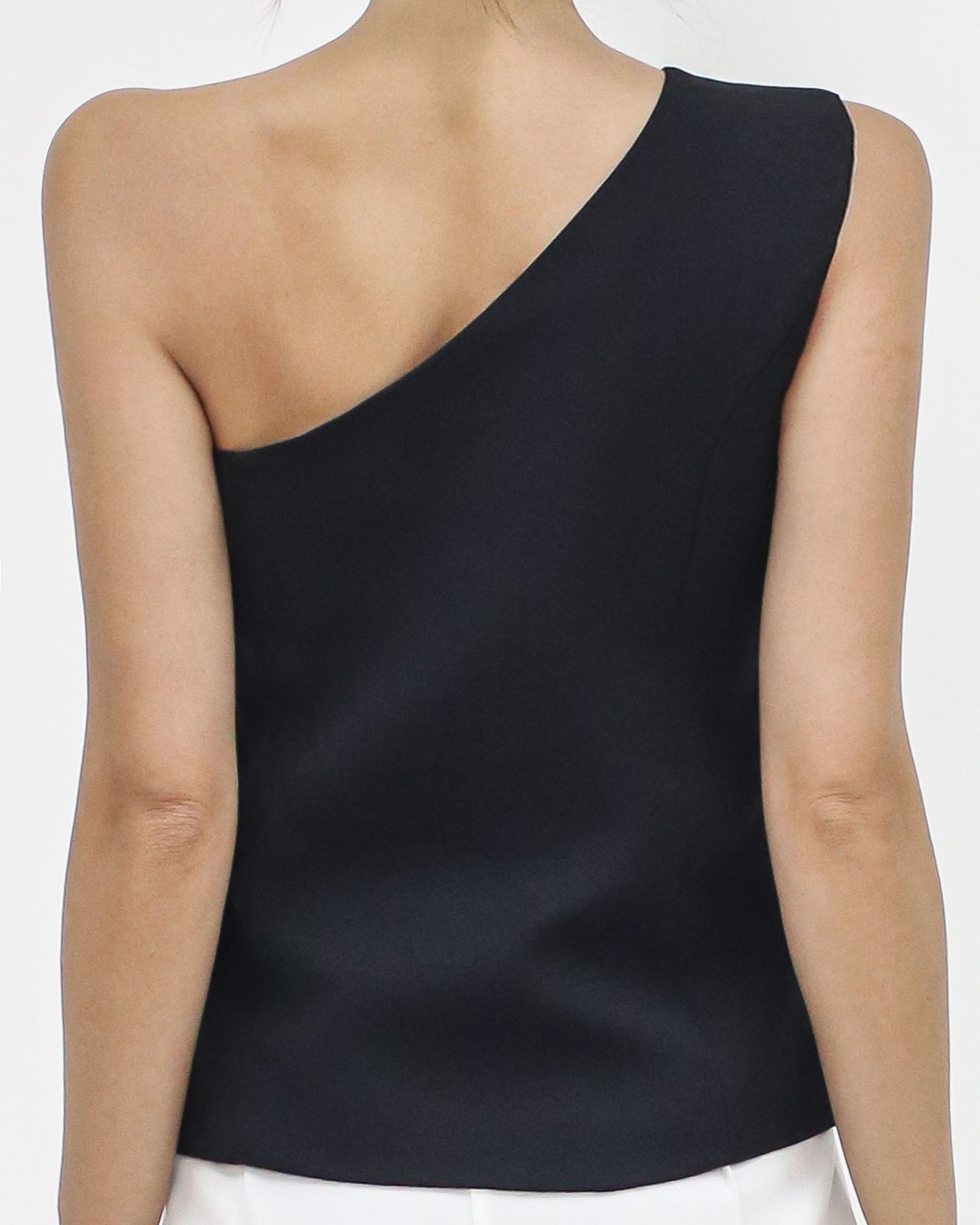 black one shoulder blazer top *pre-order*