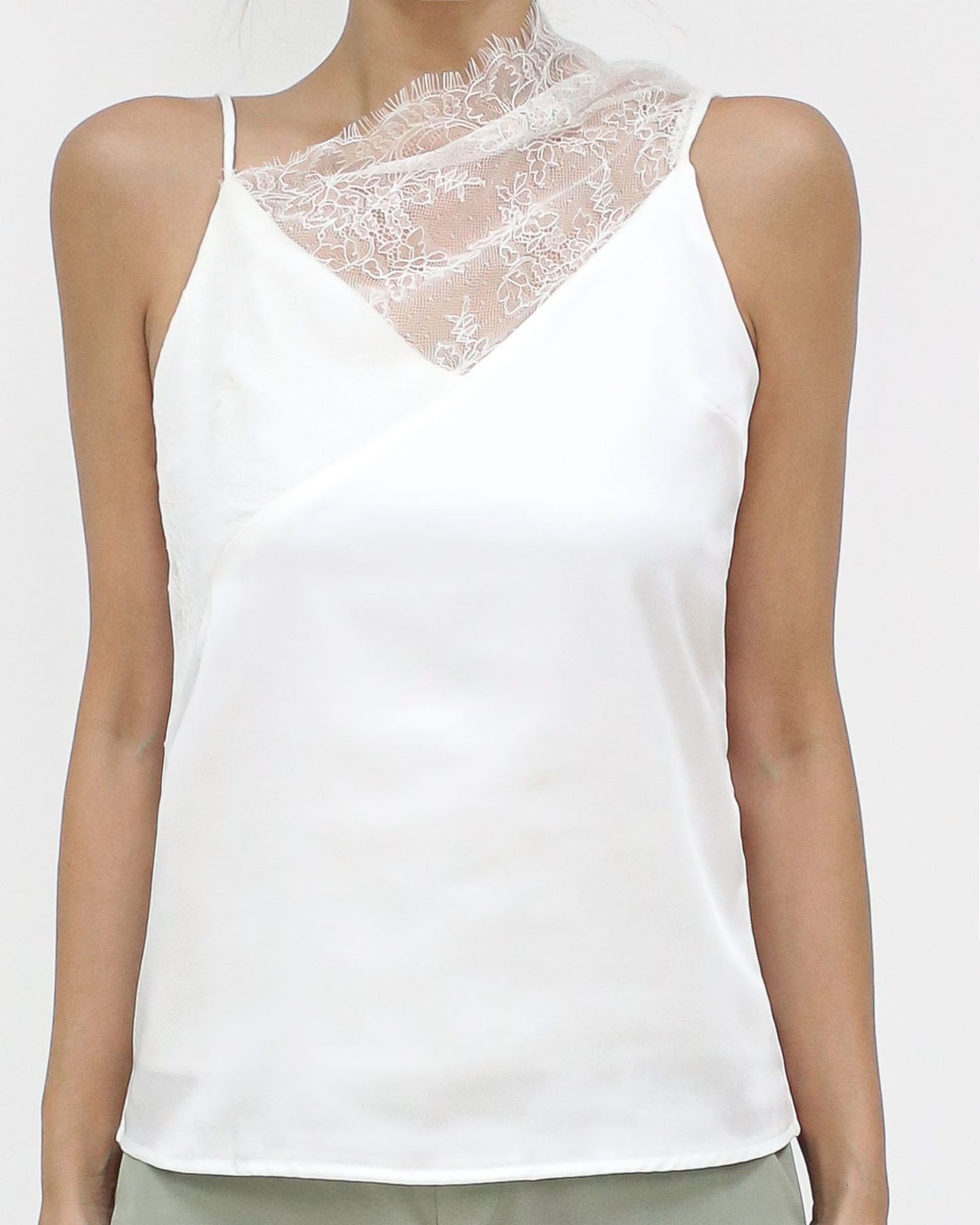 ivory lace slinky vest *pre-order*