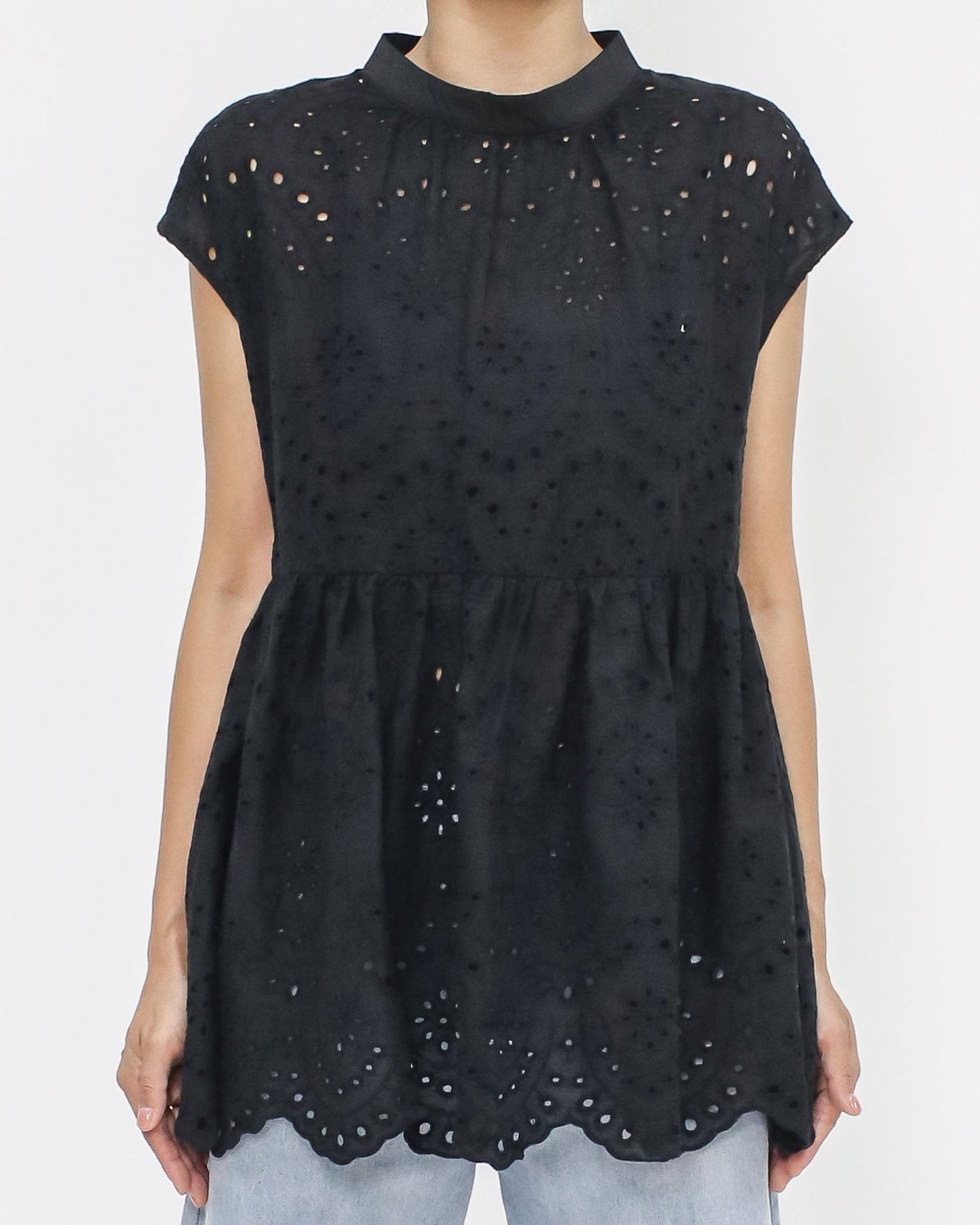 Black crochet top *pre order* STYLEGAL