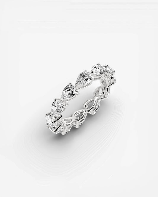 GAL 0.15 pear lab-grown diamond eternity ring *pre-order*