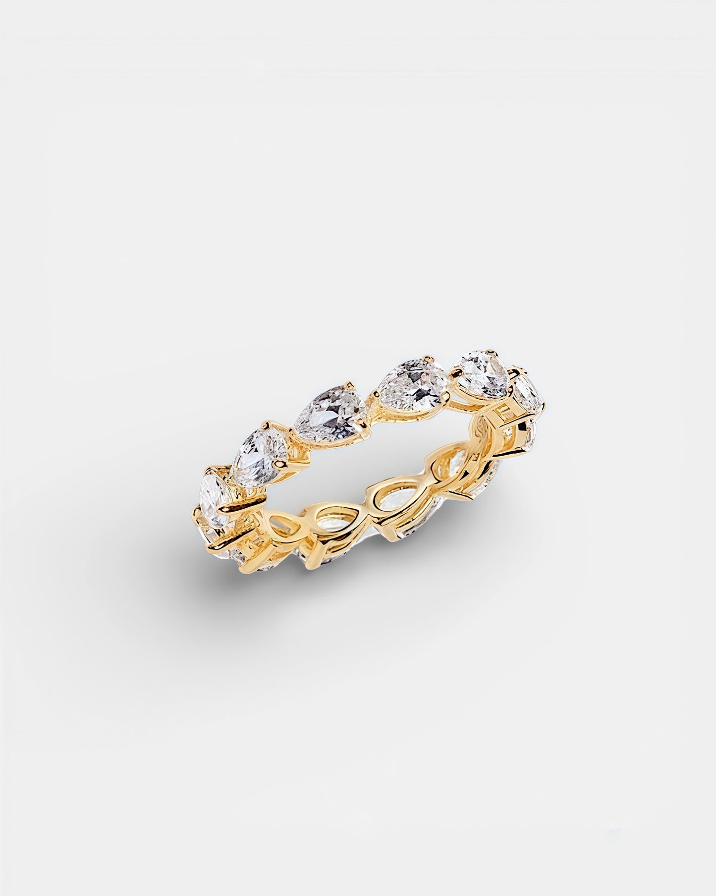 GAL 0.15 pear lab-grown diamond eternity ring *pre-order*