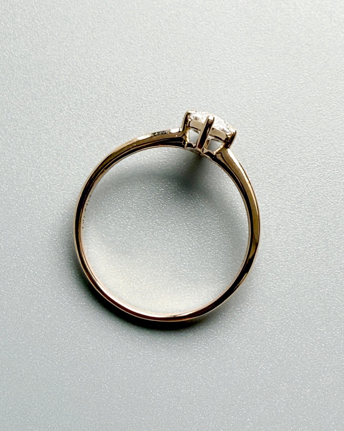 GAL 0.7ct marquise lab-grown diamond ring