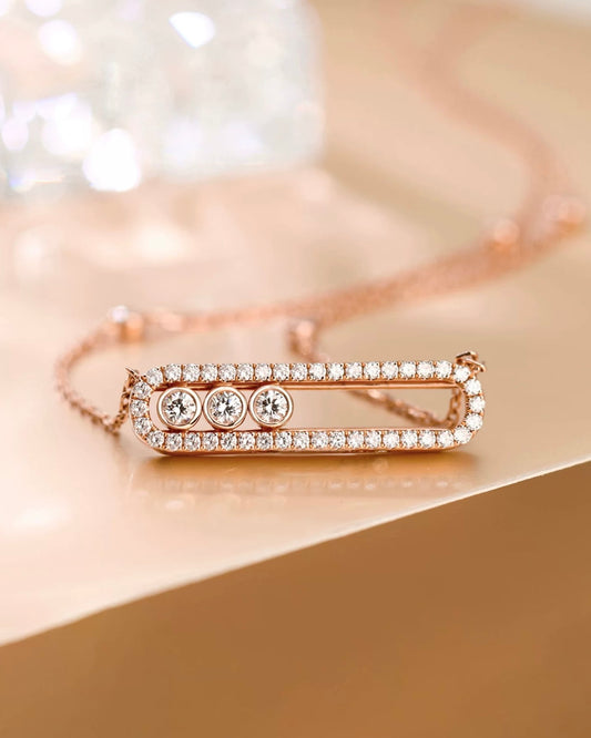 GAL sliding lab-grown diamond necklace *pre-order*