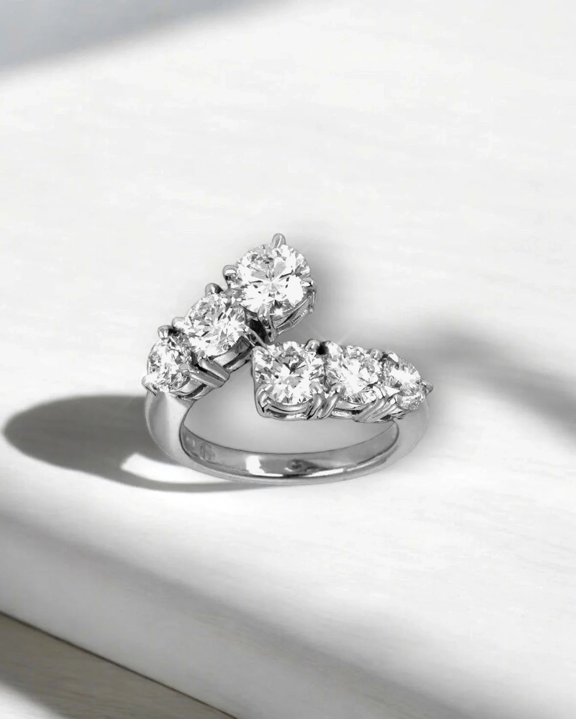 GAL wrap open lab-grown diamond ring
