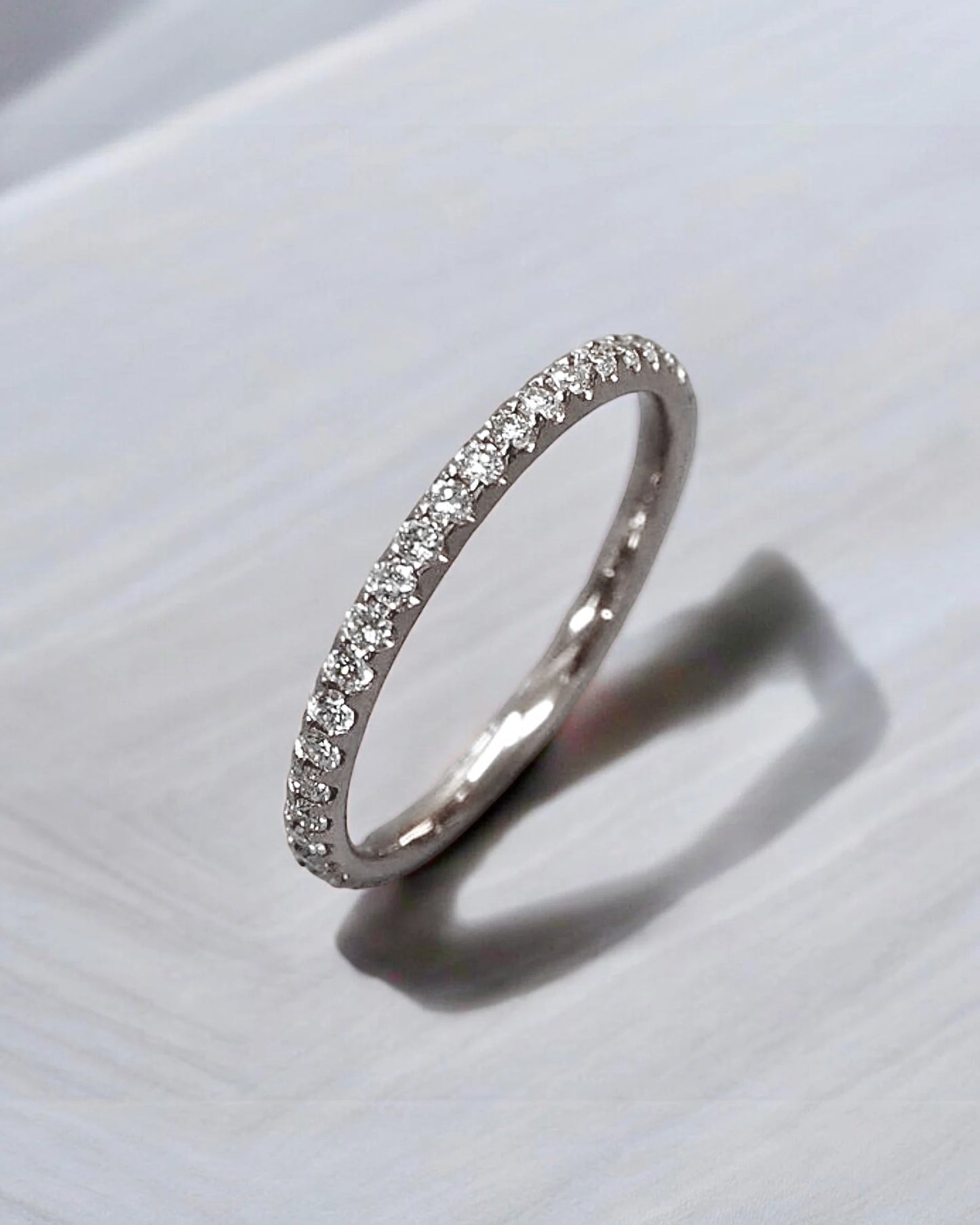 GAL 1cm eternity band lab-grown diamond ring