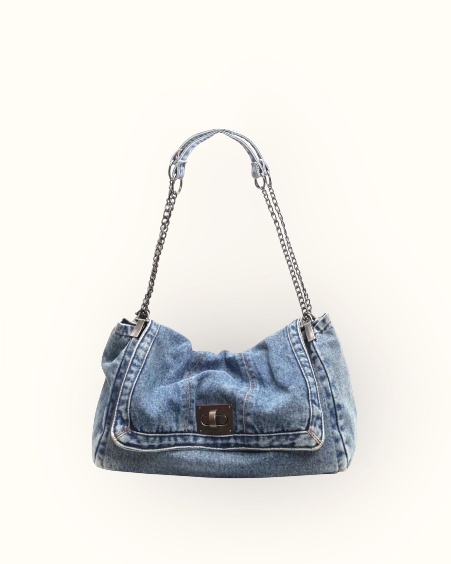 wash denim massager handbag *pre-order*