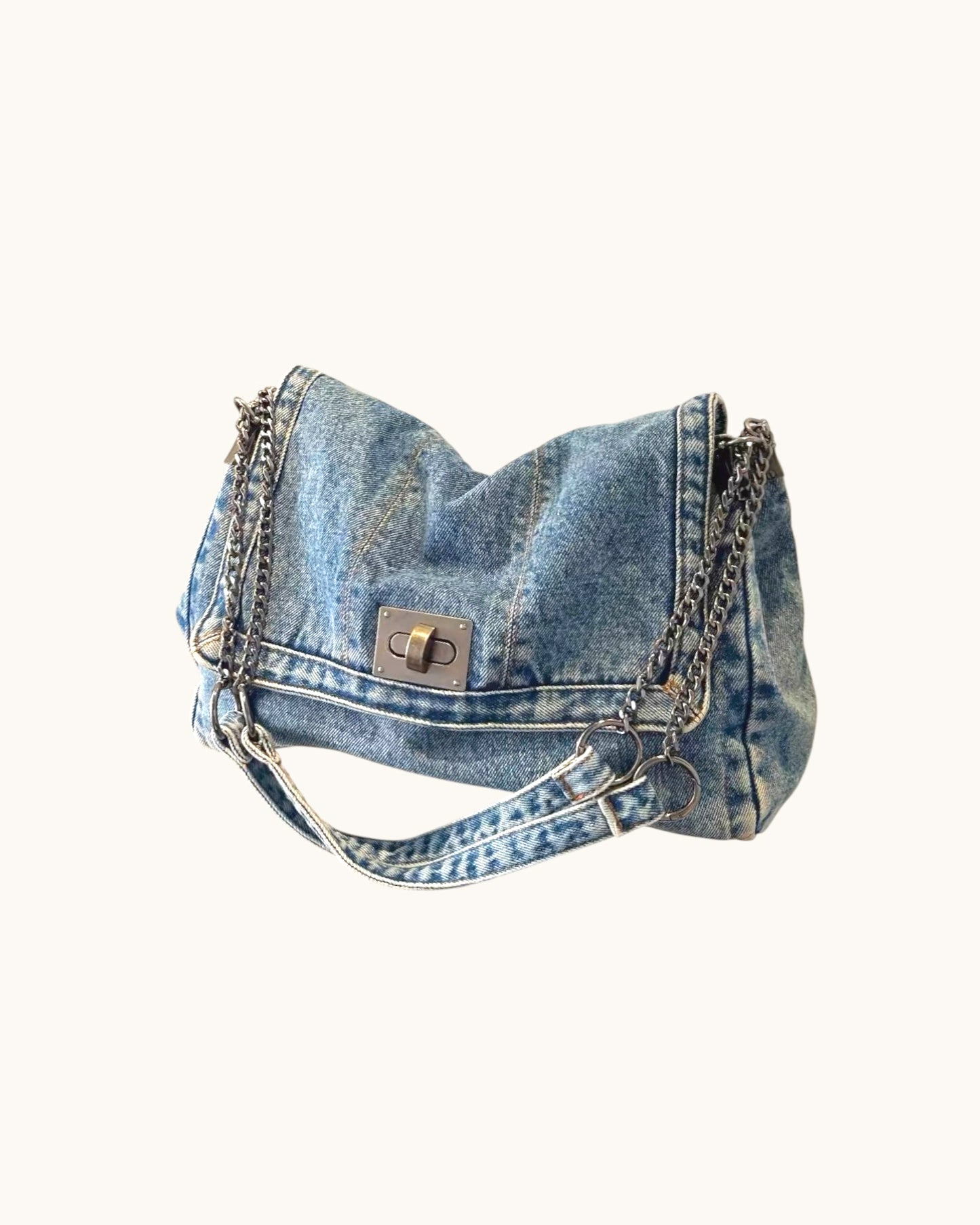 wash denim massager handbag *pre-order*