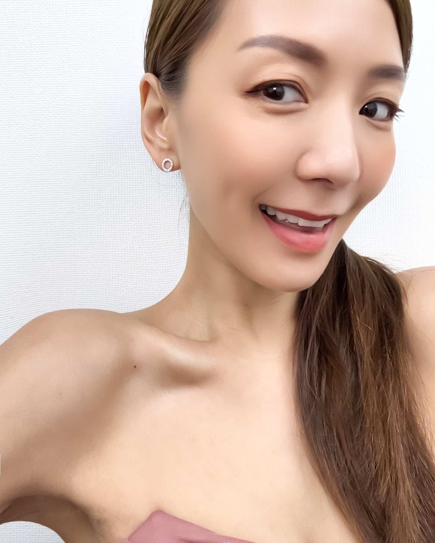 GAL 18K lab-grown round illusion diamond earrings *pre-order*