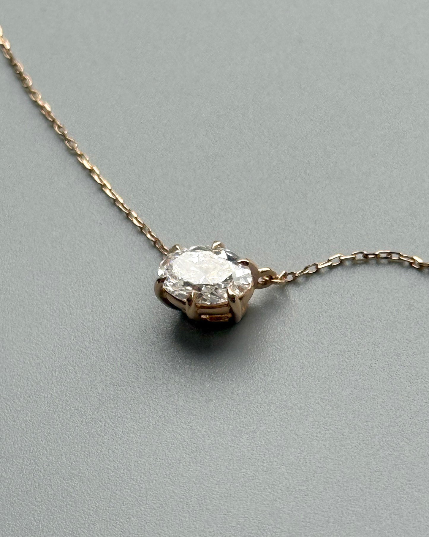 GAL 1ct oval lab diamonds necklace *pre-order*