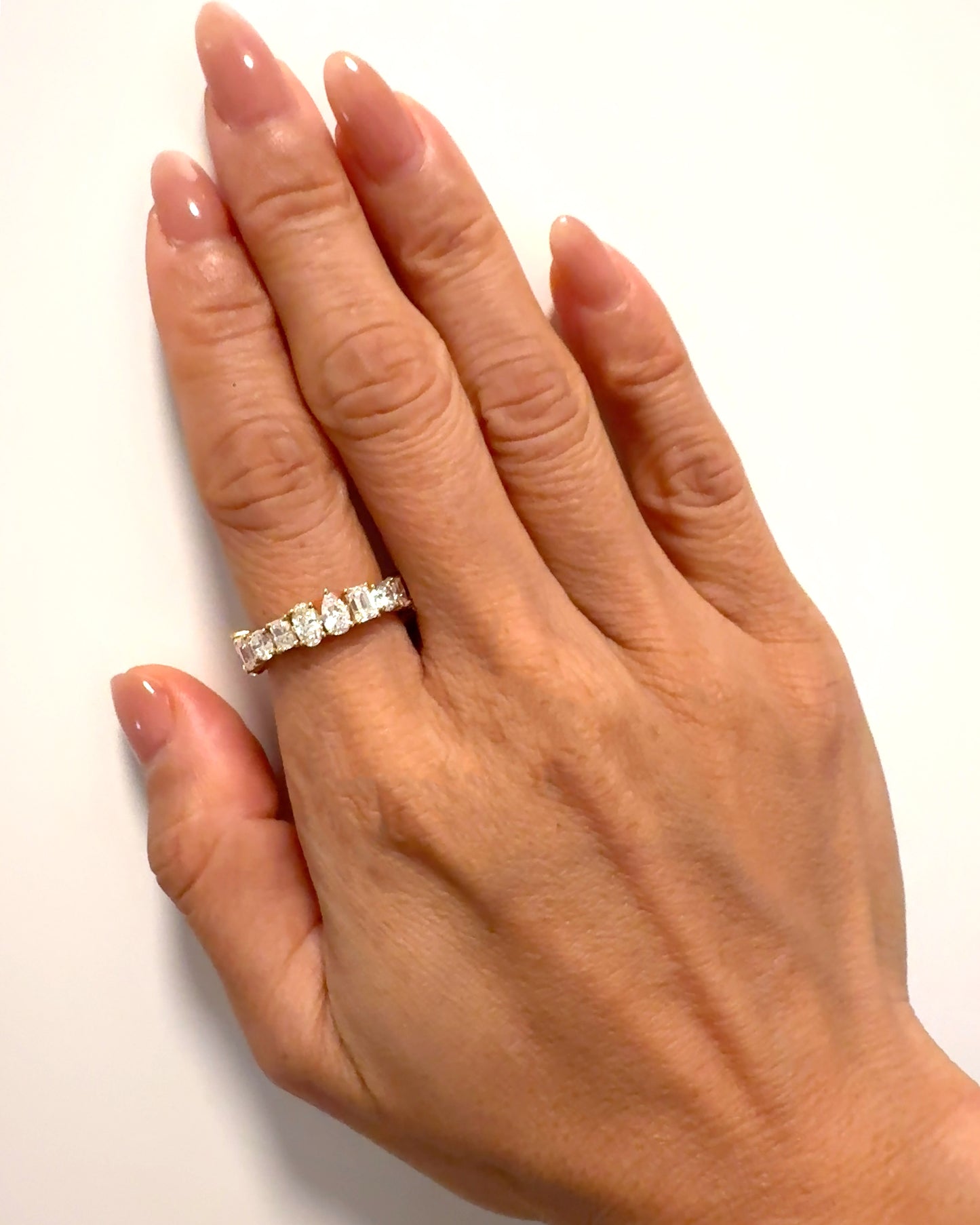 0.15ct fancy cut lab-grown eternal ring