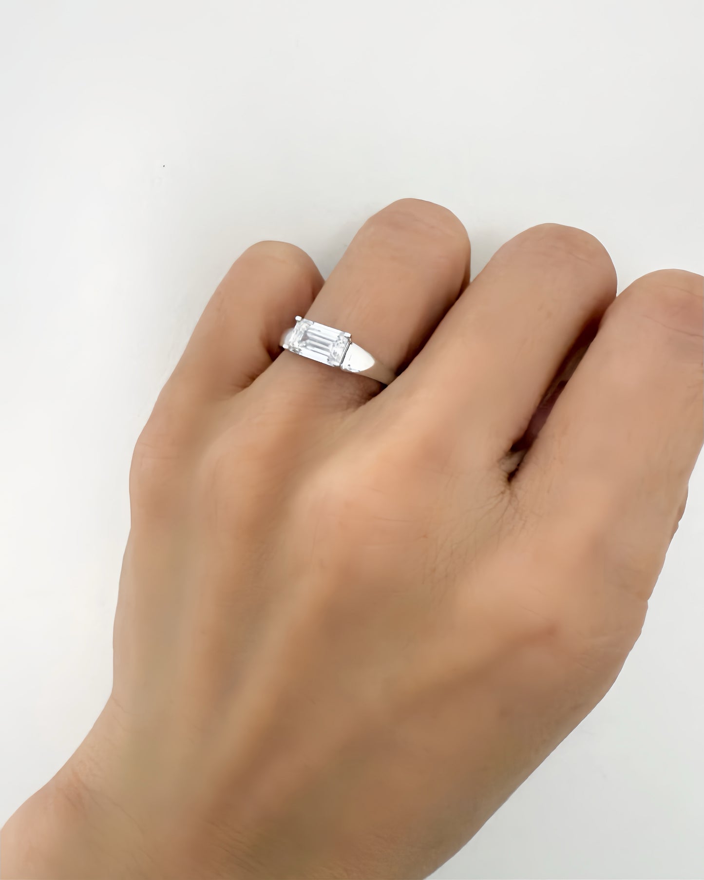 GAL 1ct emerald lab-grown diamond ring *pre-order*