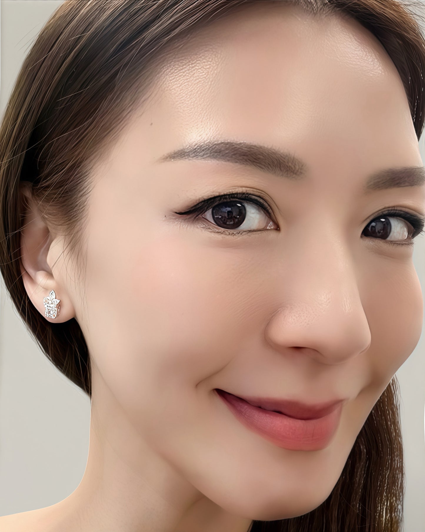 GAL geometric lab-grown diamond earrings