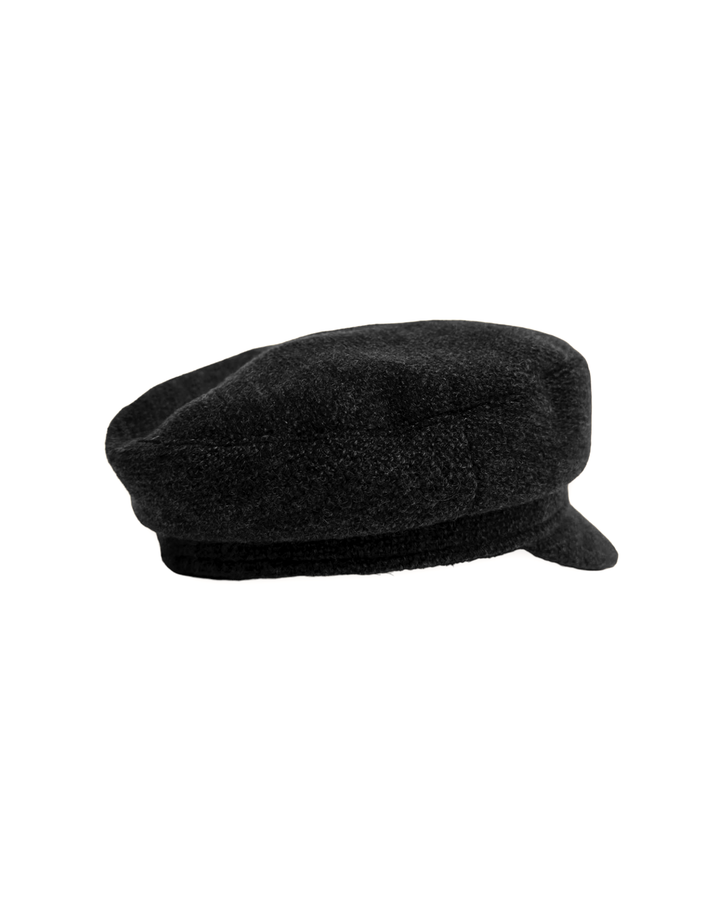 black tweed boy cap *pre-order*