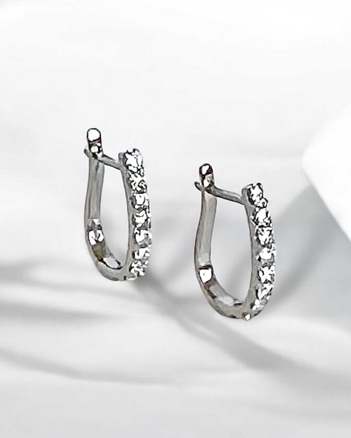 ASM oval loop lab-grown diamonds earrings *pre-order*