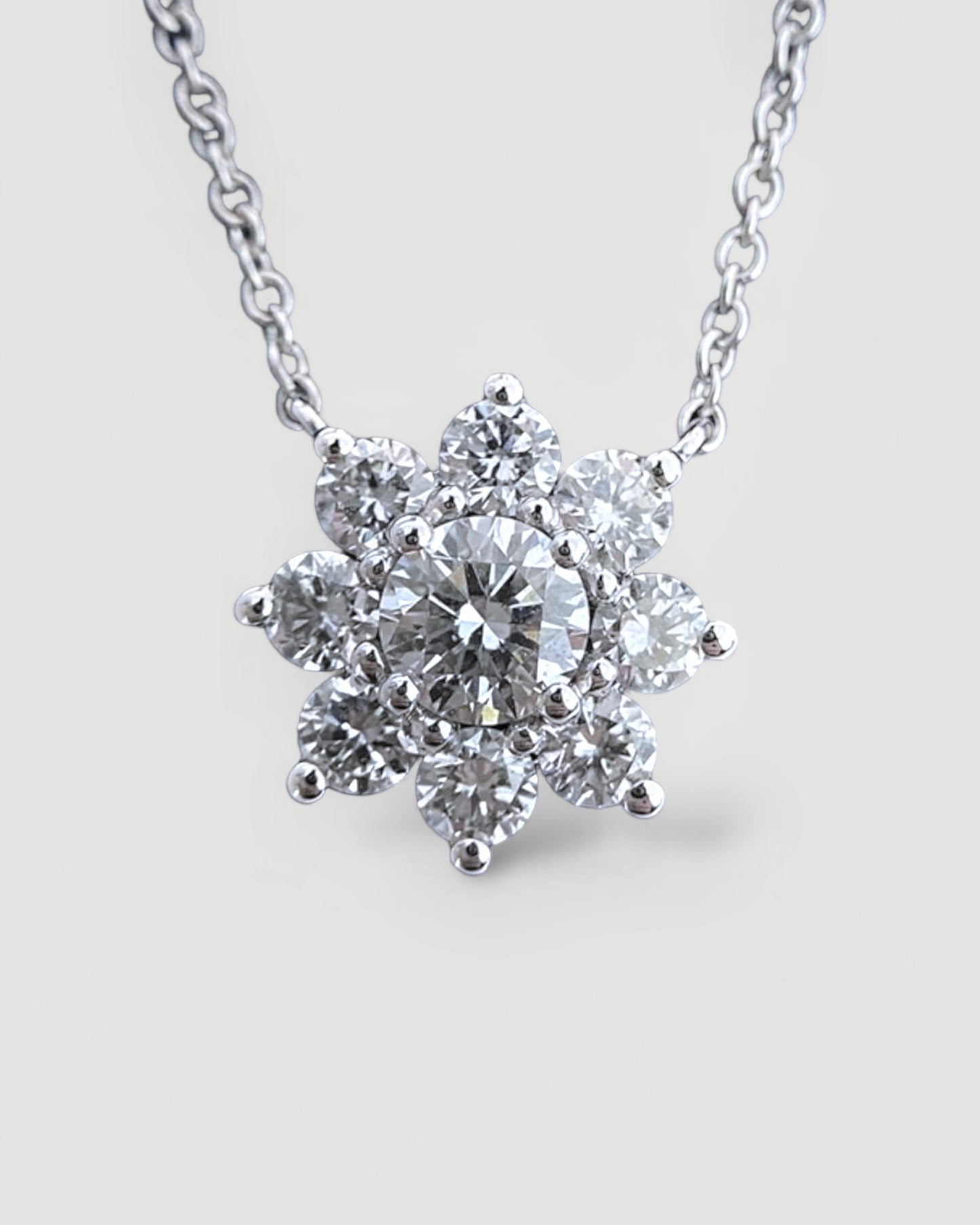 ASM flower lab-grown diamond necklace *pre-order*