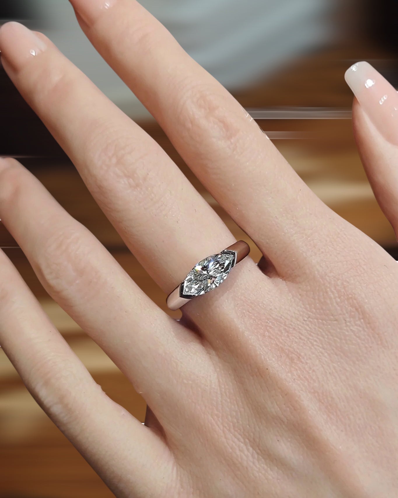 GAL 1ct marquise lab-grown diamond ring *pre-order*