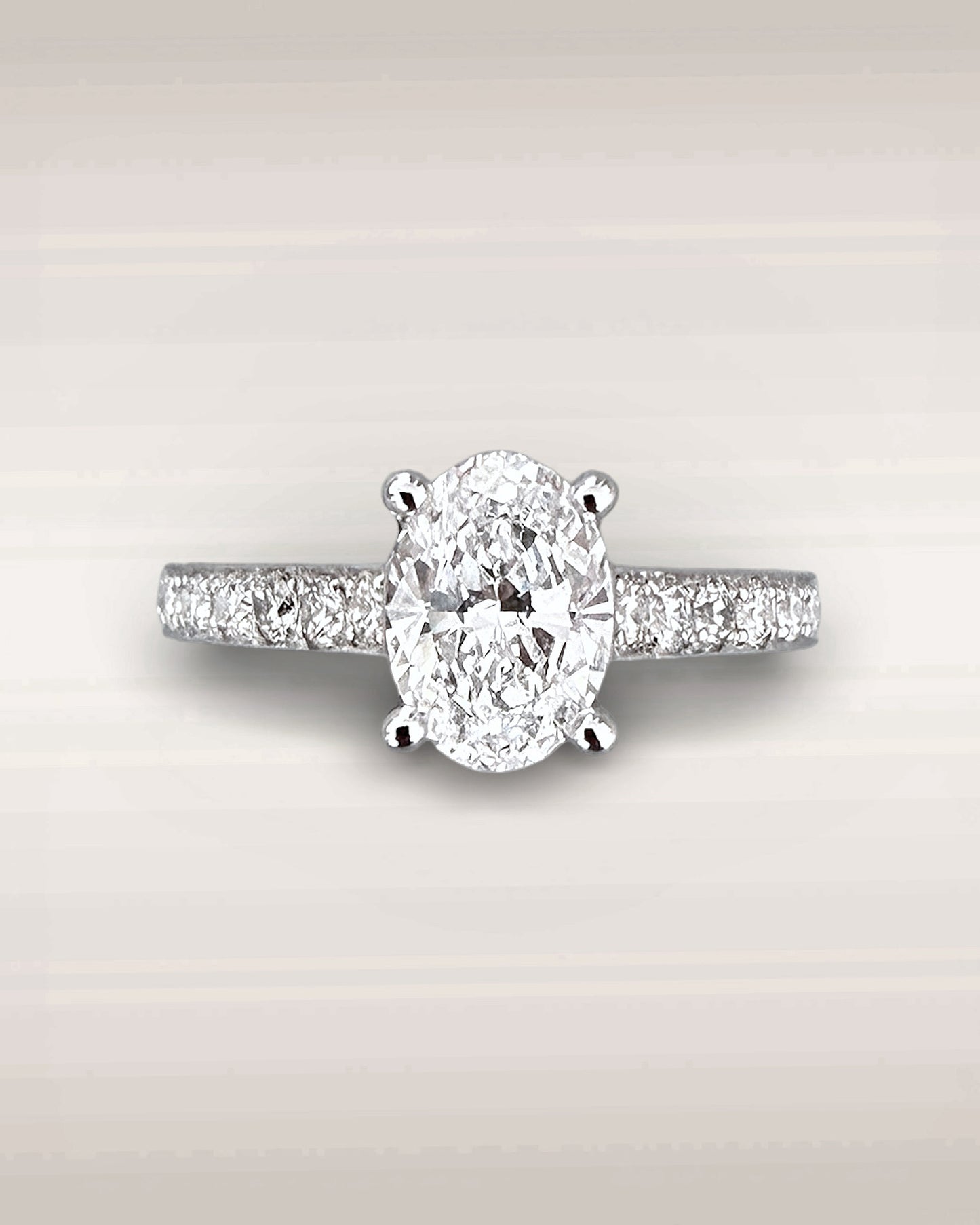 GAL 1ct pear halo lab-grown diamond ring *pre-order*