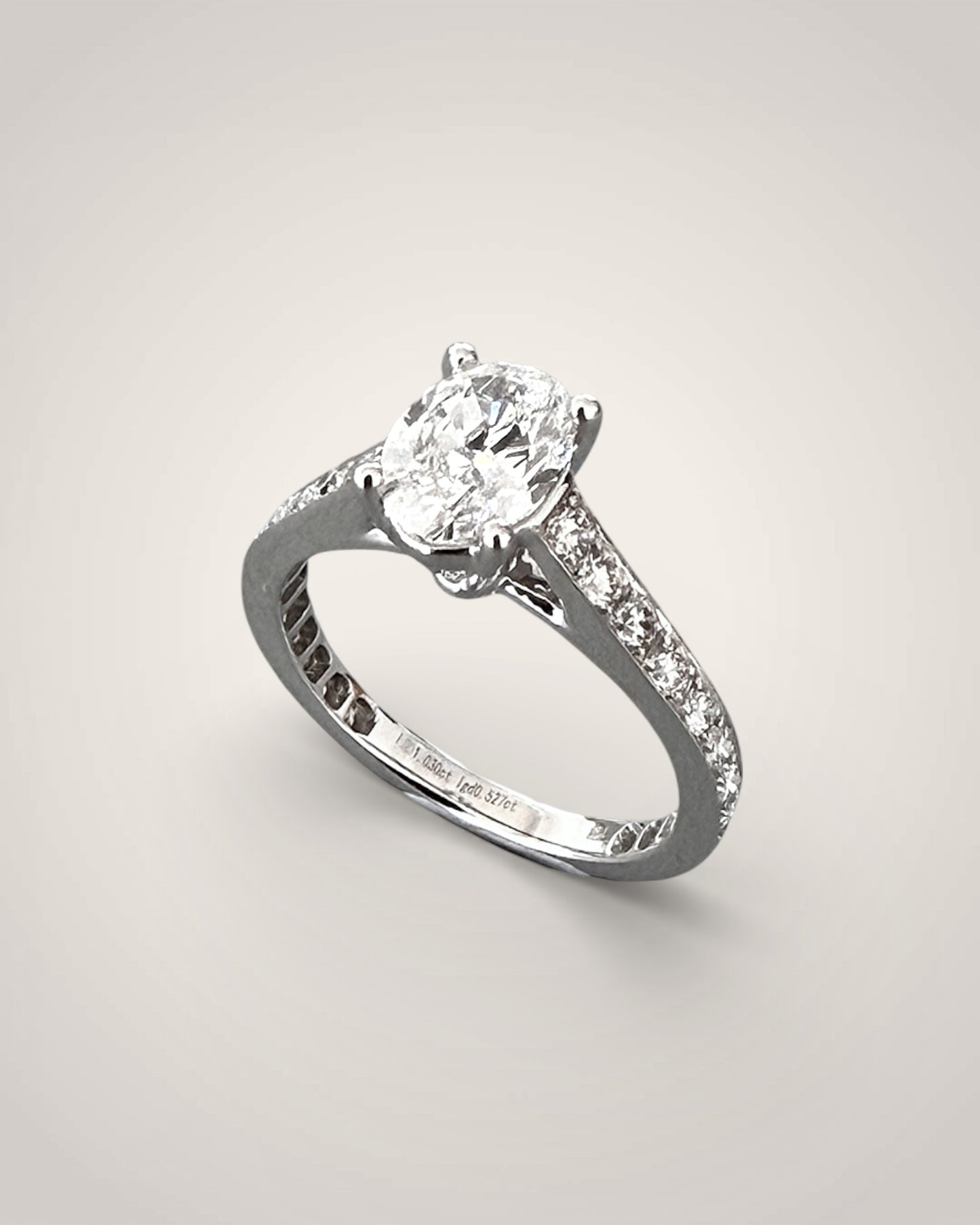 GAL 1ct pear halo lab-grown diamond ring *pre-order*