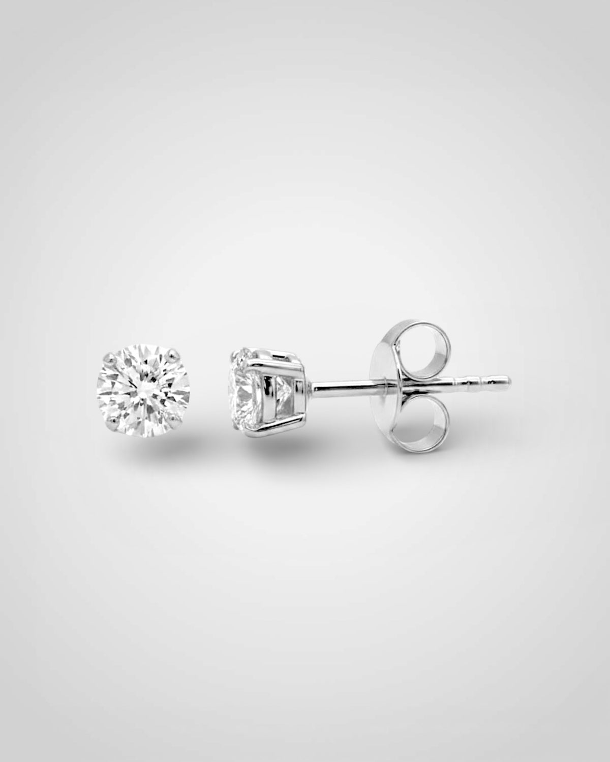 GAL 1ct each lab-grown round diamond earrings *pre-order*