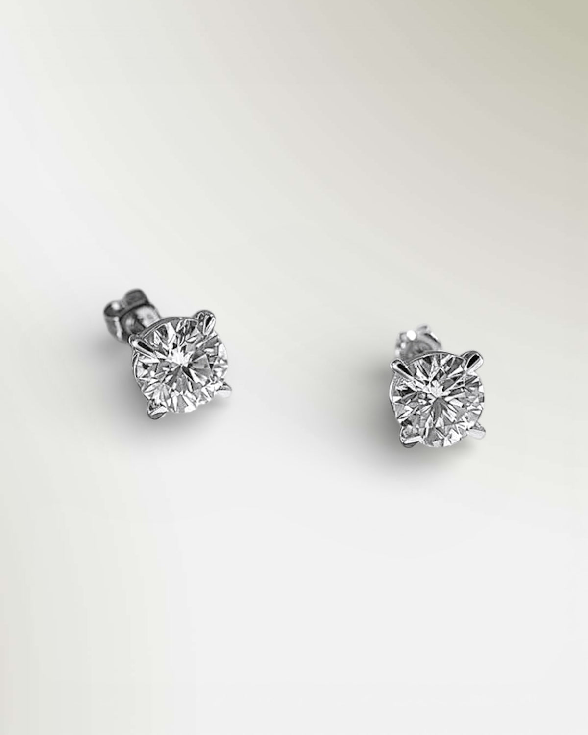 GAL 1ct each lab-grown round diamond earrings *pre-order*