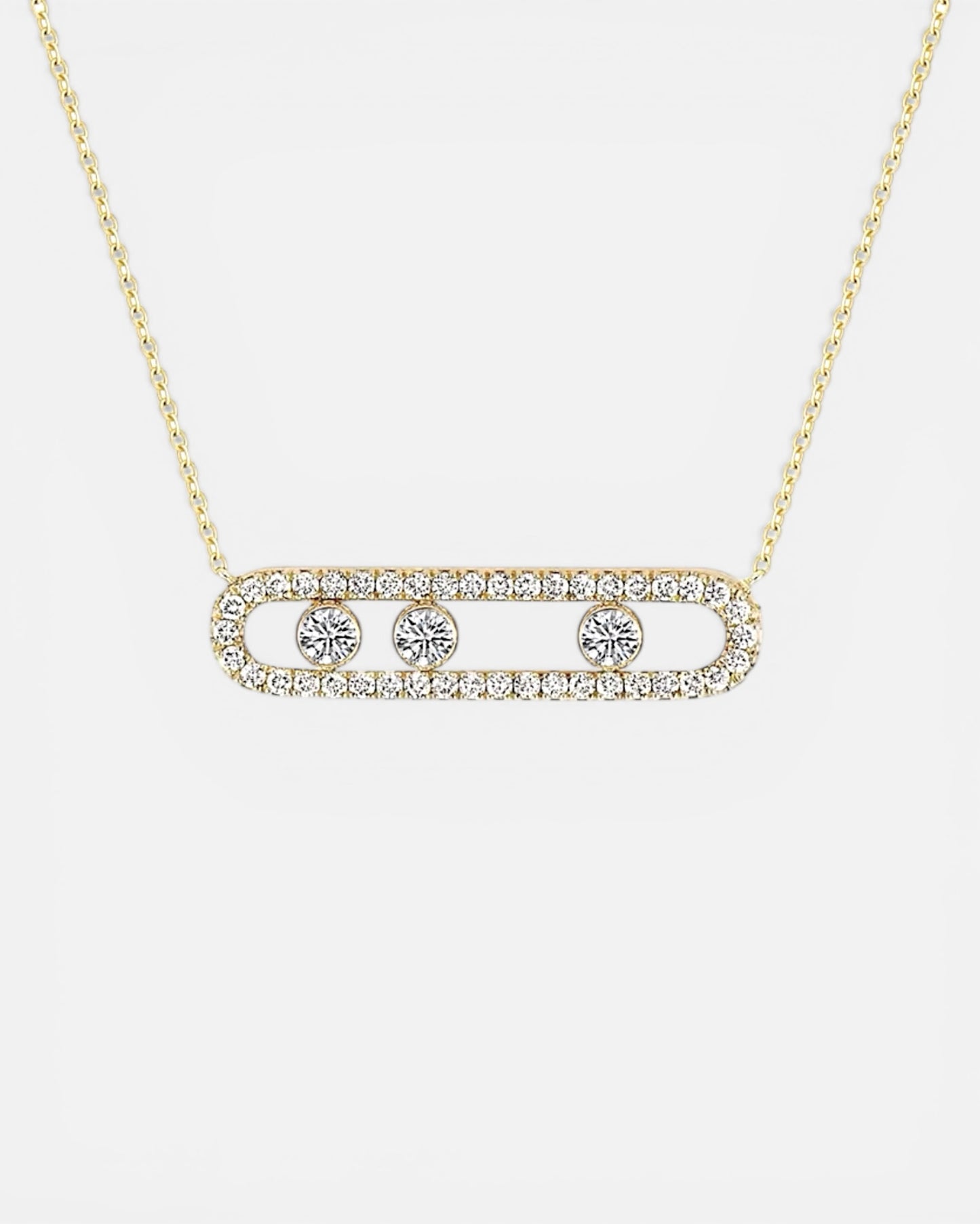 GAL sliding lab-grown diamond necklace *pre-order*