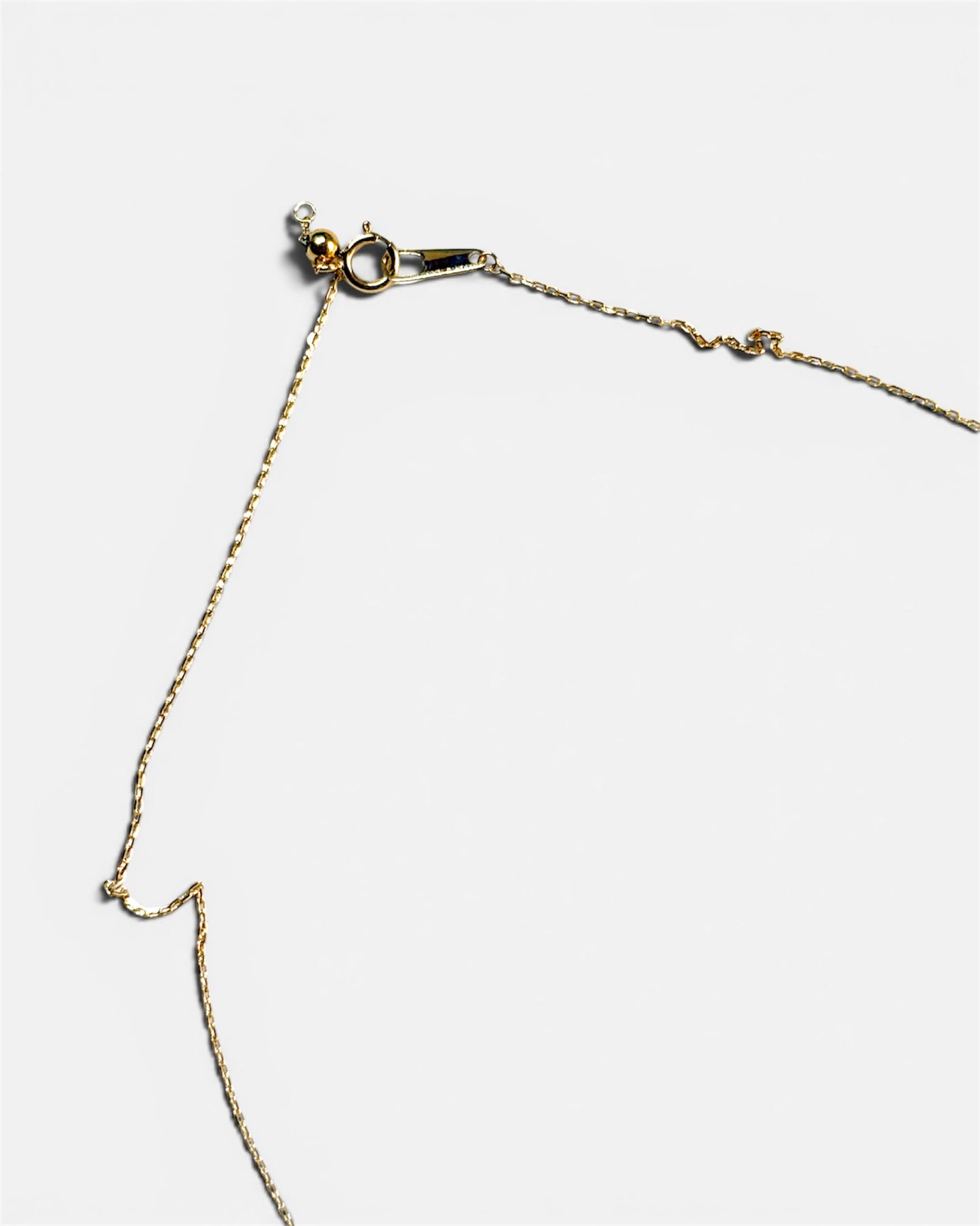 GAL 0.2ct marquise bezel lab-grown diamond necklace
