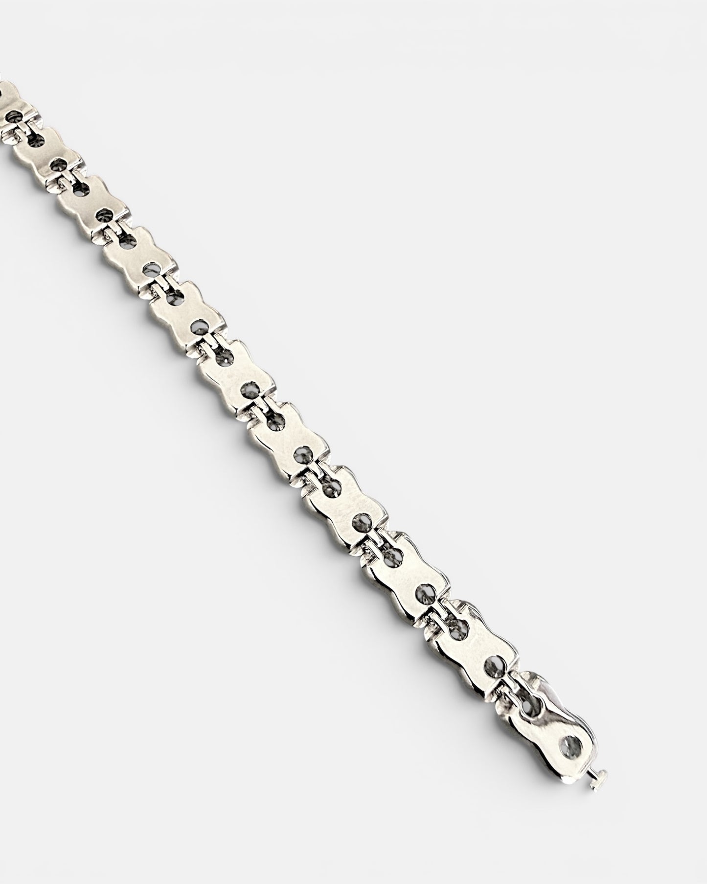 GAL 0.3ct round lab diamond alloy tennis bracelet