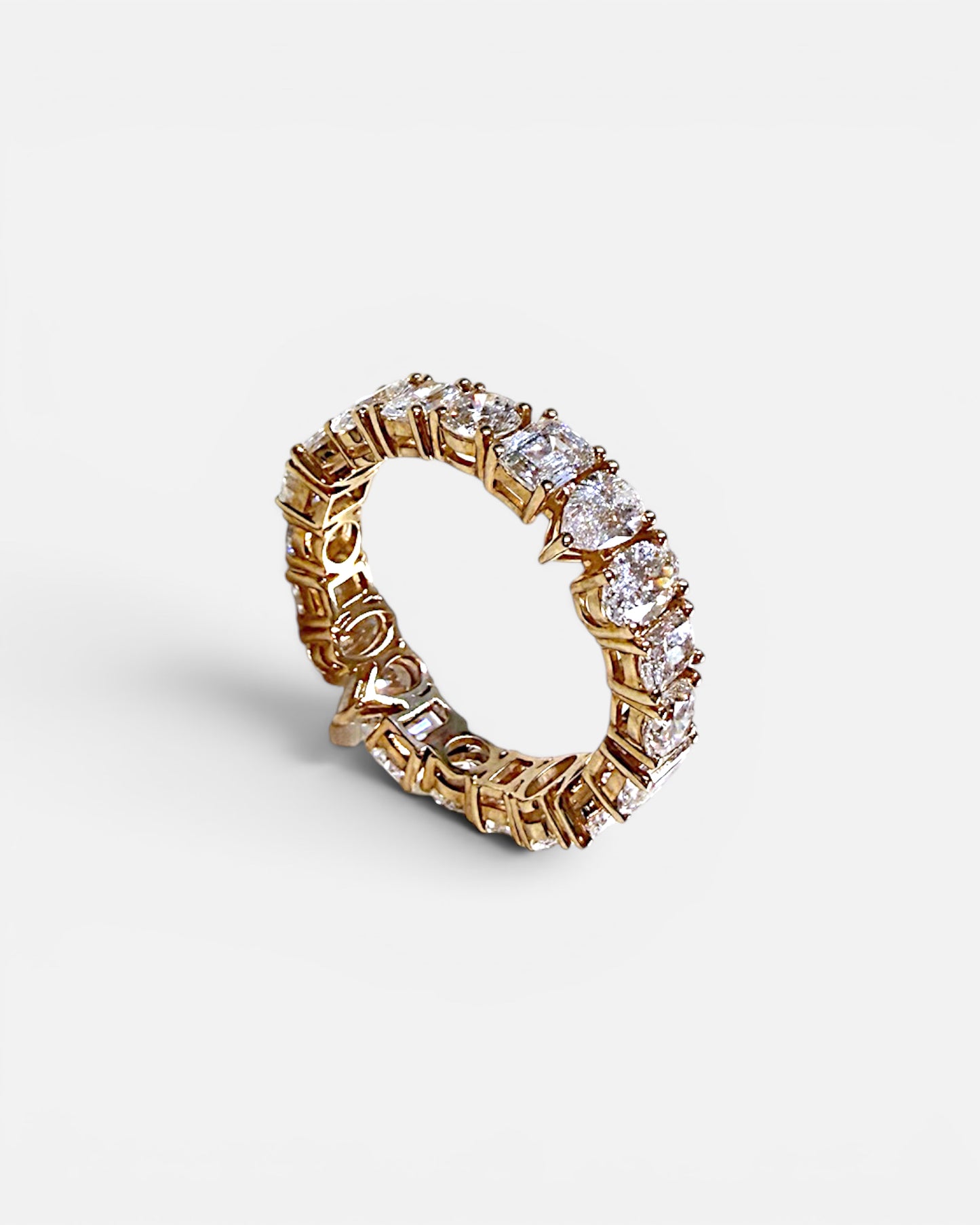 0.15ct marquise & oval lab-grown diamond eternal ring