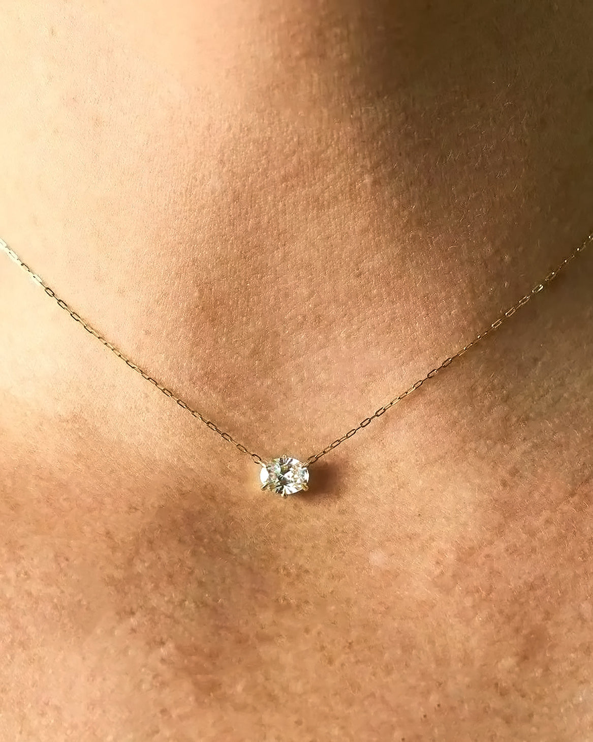 GAL 1ct oval lab diamonds necklace *pre-order*