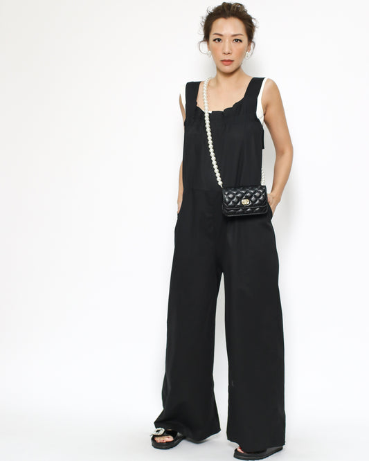 black shirt jumpsuit *pre-order*