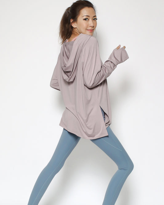 lilac hoodie sports top *pre-order*