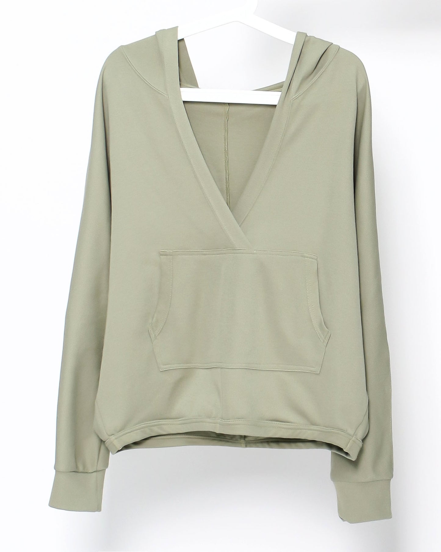 light green open front sports hoodie sweatshirt *pre-order*