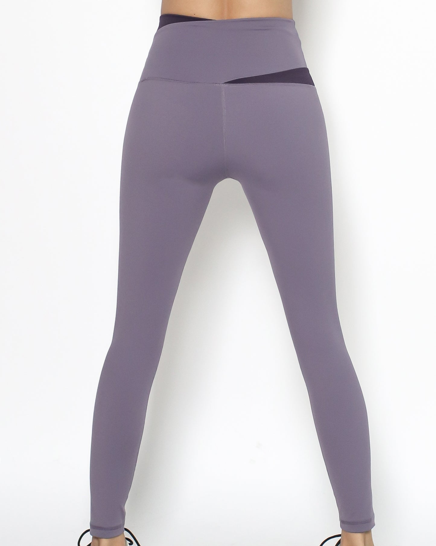 purple panel waist leggings *pre-order*