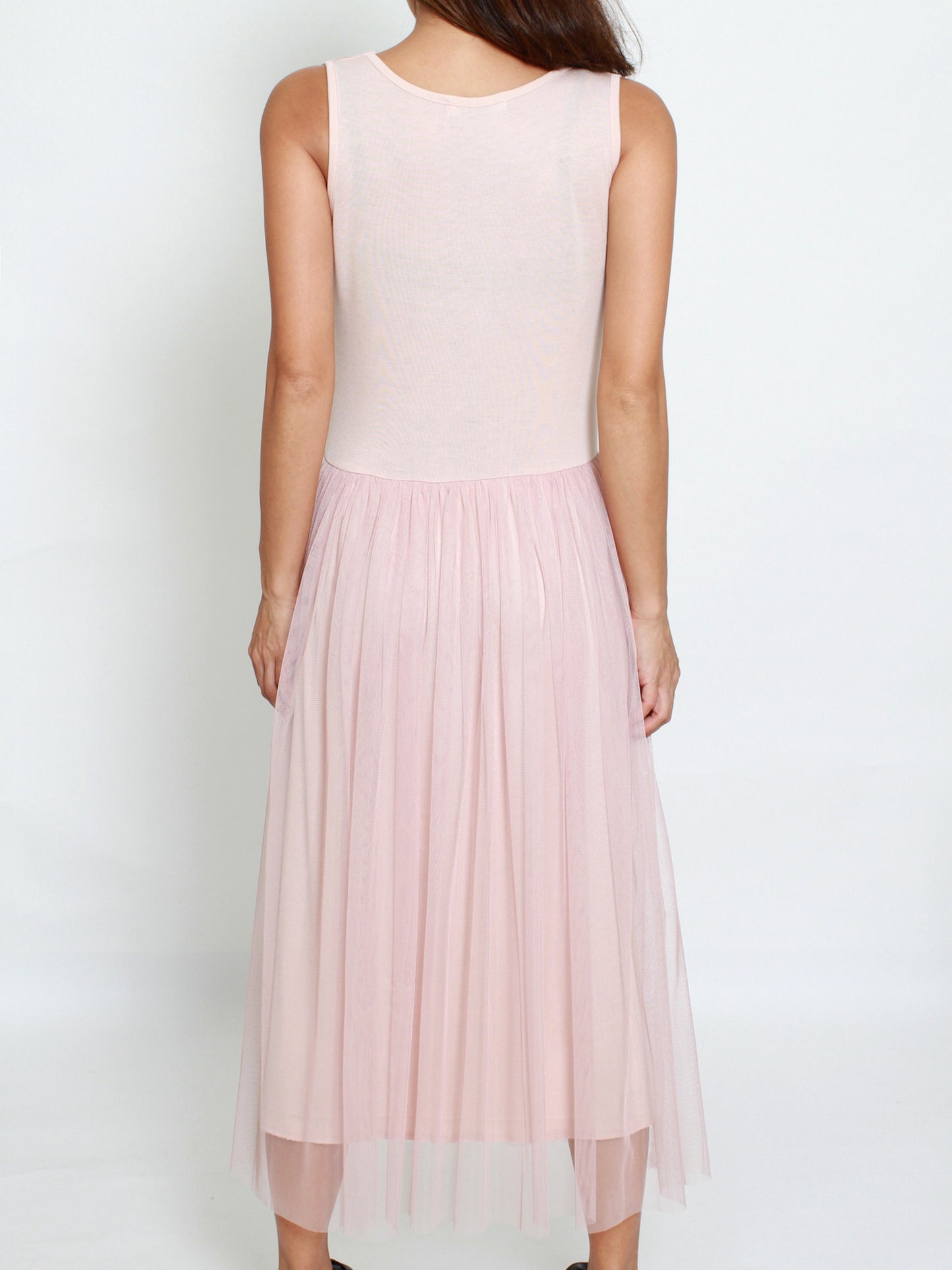 pink modal mesh layers longline slip *pre-order*