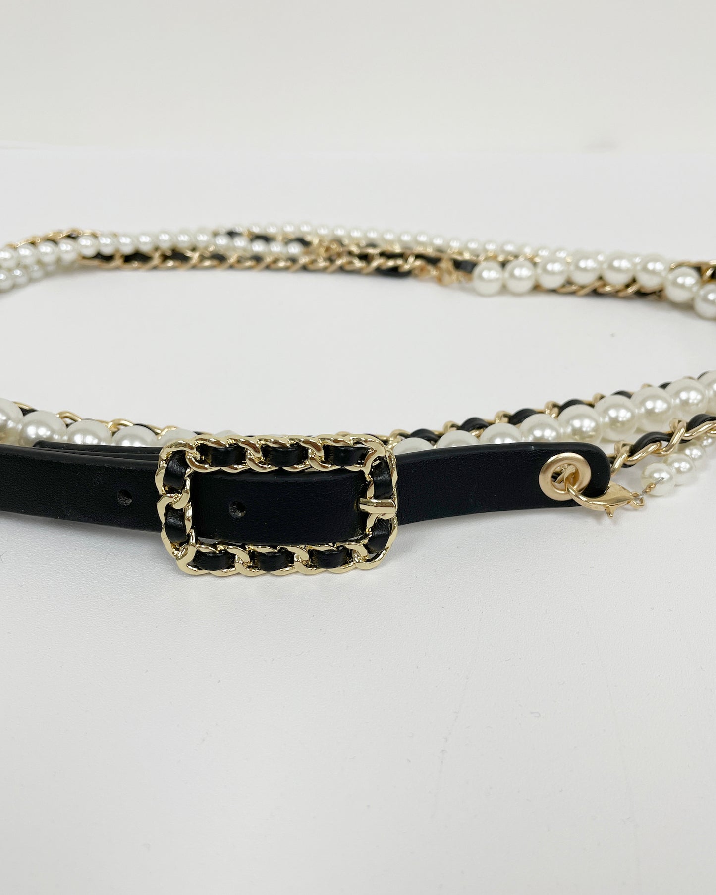 gold chain & pearls wrap belt *pre-order*