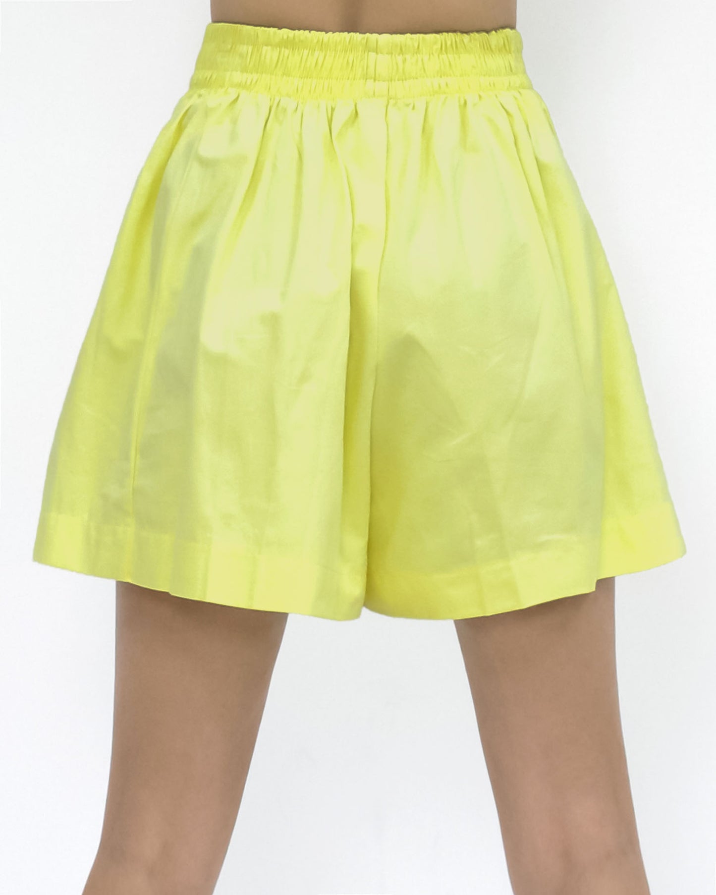 yellow tech sporty shorts *pre-order*