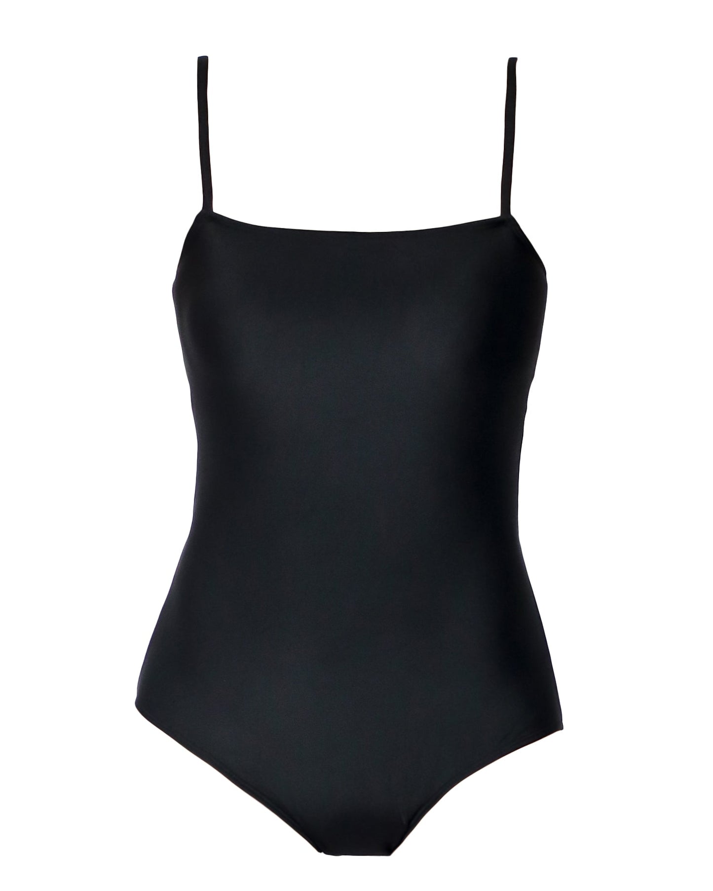black strappy back one piece swimsuit *pre-order*
