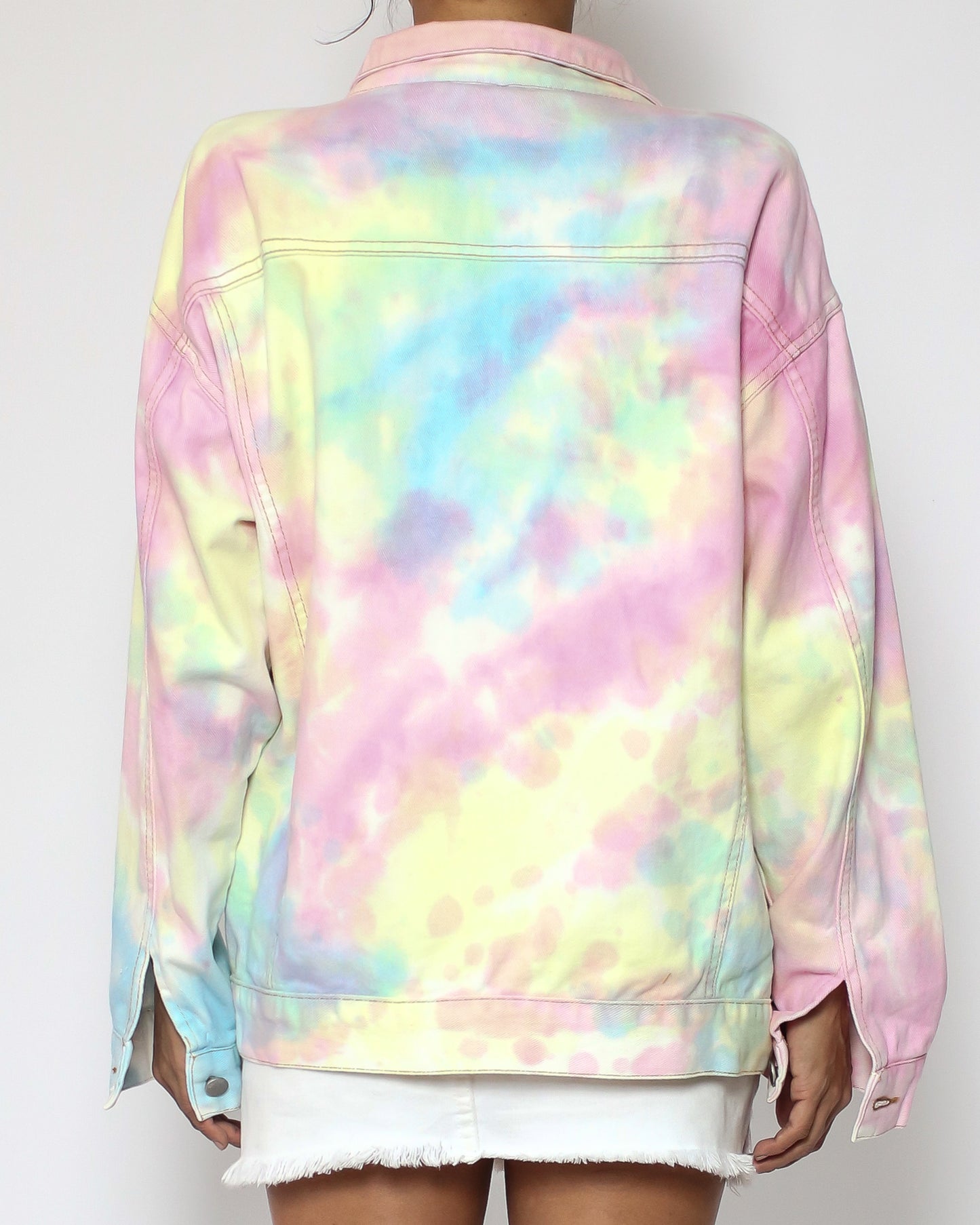 colours tie-dye denim jacket *pre-order*