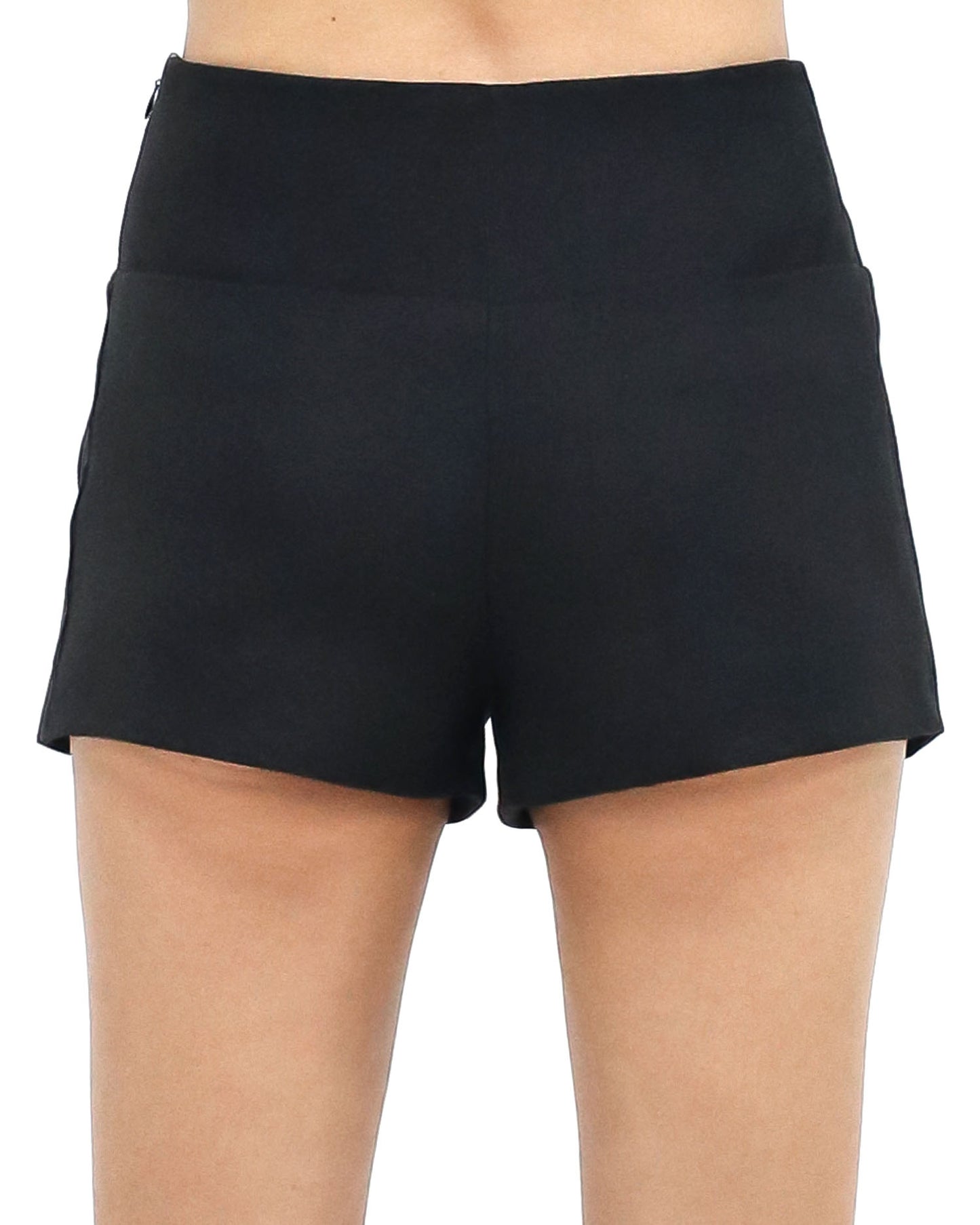 black mini twill shorts *pre-order*