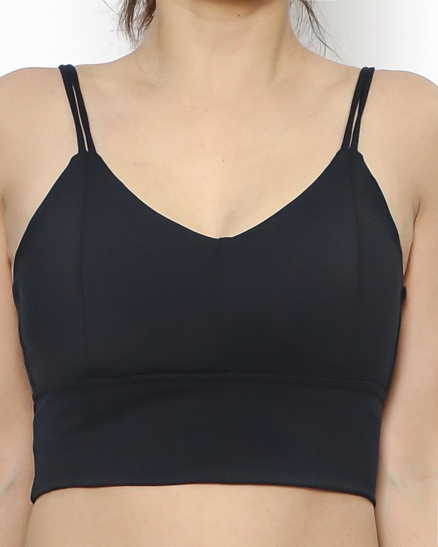 black straps sports bra *pre-order*